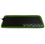 Mouse Pad Gamdias (Gd-Nyx P3) Gaming Led 7 Colores, Negro, 90X30Cm, Usb