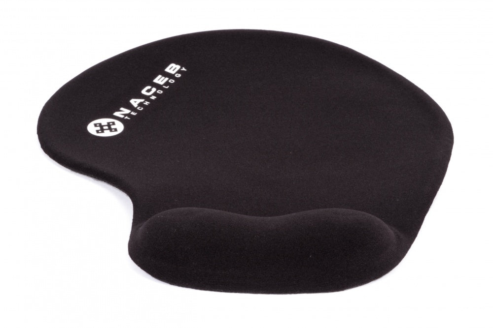 Mouse Pad Naceb C/Descansamunecas (Na-549Ne) Negro