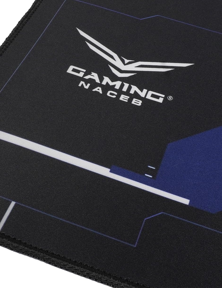 Mouse Pad Naceb Gaming (Na-0959) M 30*60Cm,4Mm,Microfibra,Azul/Negro