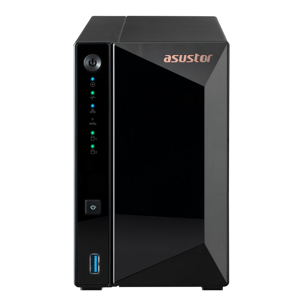 Nas Asustor Drivestor 2 Pro (As3302T V2) Cpu 1.4Ghz 2Gb 2 Bahias 3.5/2.5 Sata Hdd/Ssd
