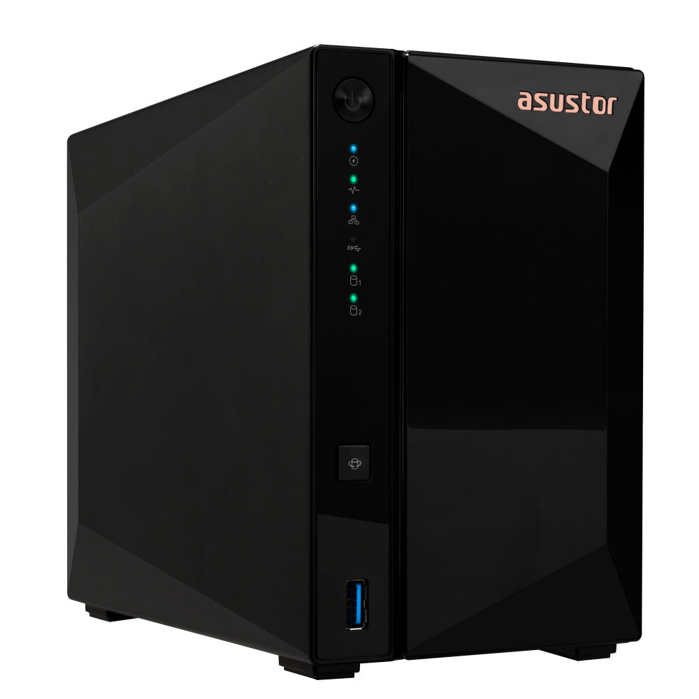 Nas Asustor Drivestor 2 Pro (As3302T V2) Cpu 1.4Ghz 2Gb 2 Bahias 3.5/2.5 Sata Hdd/Ssd