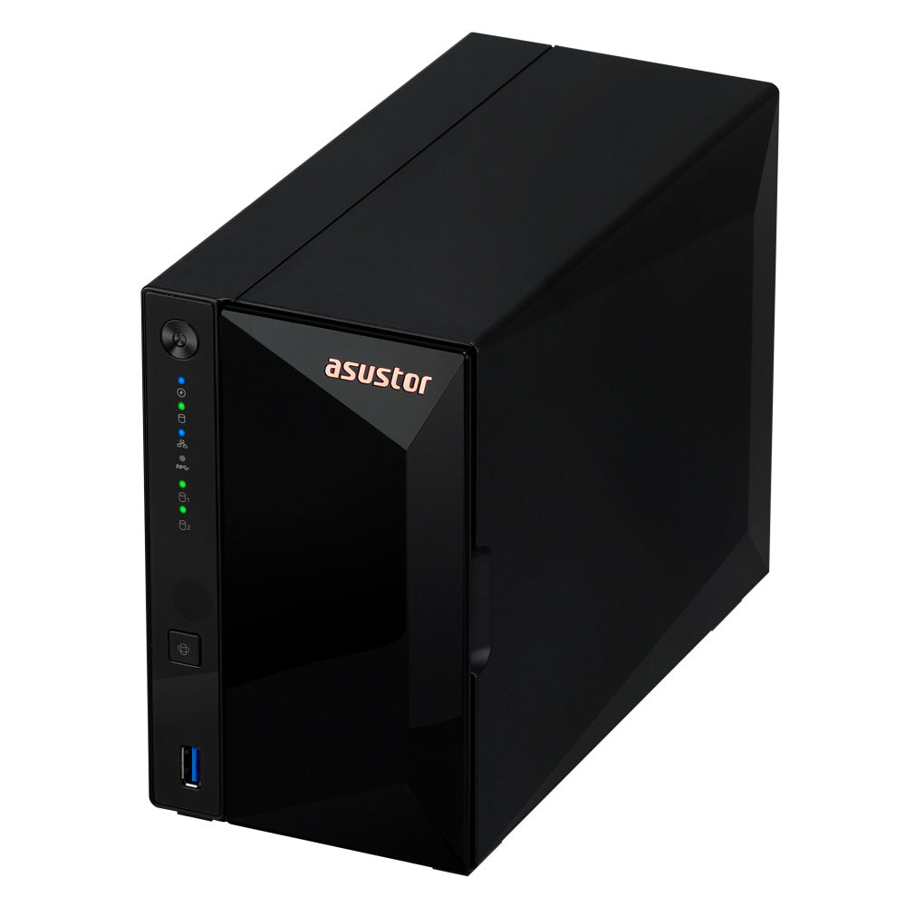 Nas Asustor Drivestor 2 Pro (As3302T V2) Cpu 1.4Ghz 2Gb 2 Bahias 3.5/2.5 Sata Hdd/Ssd