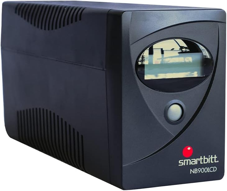 No Break Smartbitt (Sbnb900Lcd) 900Va,450W,Lcd,6 Contactos,Rj11,Usb