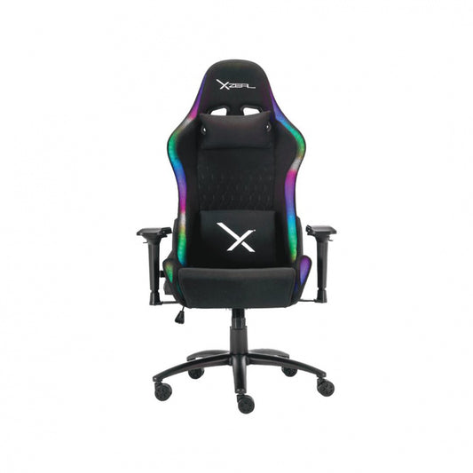 Xzeal Silla Gamer Rgb Xz15, Hasta 150Kg, Negro
