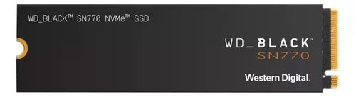 Unidad Ssd M.2 Wd 250Gb (Wds250G3X0E) Black Sn770, Pcie 4.0, Nvme, 3D Nand, 2280
