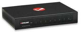 Switch Intellinet Gigabit Ethernet 530347, 8 Puertos 10/100/1000Mbps, 4096 Entradas - No Administrable