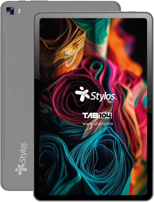 Tablet 10.4 Stylos (Stta1041G) Ram4/128Gb Android 13 Cam 5/13Mp 7000Mah Usb-C Funda Tpu Gris
