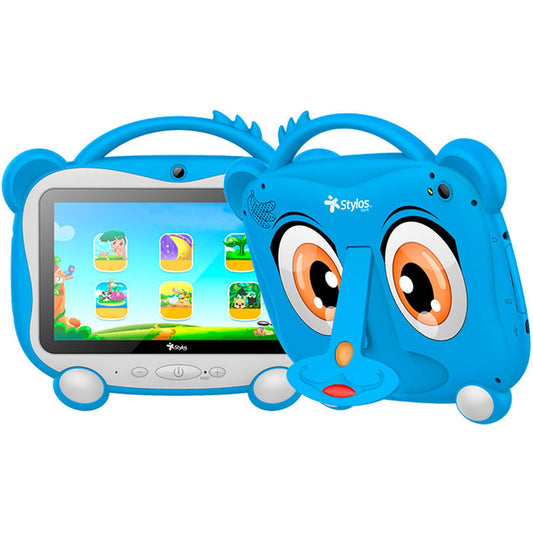 Tablet 7 Stylos (Sttaa112A) Taris Kids Ram2Gb/32Gb Android 11 Cam 0.3/2Mp 3000Mah Usb-C Azul