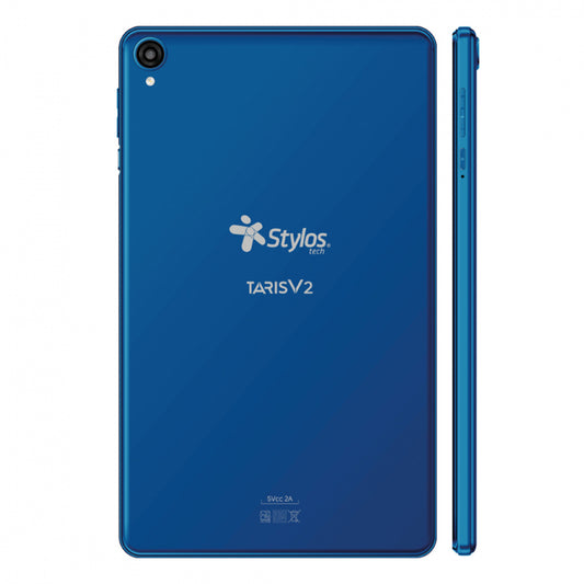 Tablet 8 Stylos (Stta81A) Ram 2/32Gb Android 11 Cam 0.3/2Mp 4000Mah Usb-C Funda Tpu Azul