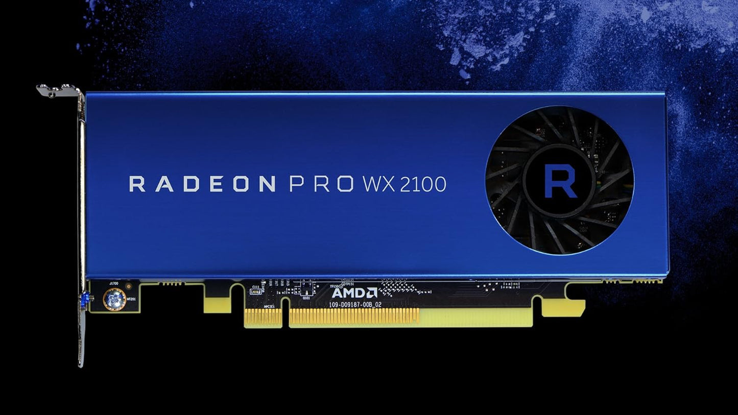 Tarjeta De Video Amd (100-506001) Radeon Pro Wx 2100 2Gb Ddr5, Pcie 3.0X16, 1*Dp, 2* Mini-Dp