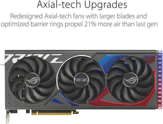 Tarjeta De Video Asus (Rog-Strix-Rtx4060-O8G-Gaming)Gddr6 128Bit,Pci-E 4.0,Hdmi2.1,3*Dp1.4A,Argb