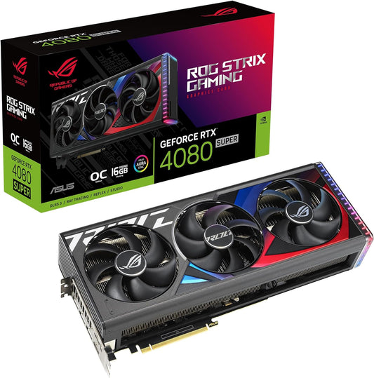 Tarjeta De Video Asus (Rog-Strix-Rtx4080S-O16G-Gaming) 256Bitpci-E 4.02*Hdmi2.1A3*Dp 1.4Atri Fan