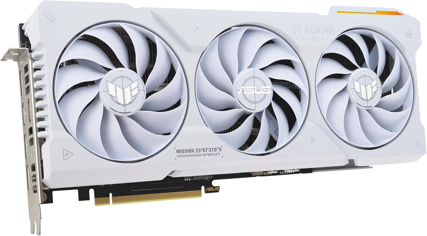 Tarjeta De Video Asus (Tuf-Rtx4070Tis-O16G-Btf-White)256Bitpci-E 4.02*Hdmi2.1A3*Dp1.4Atri Fan