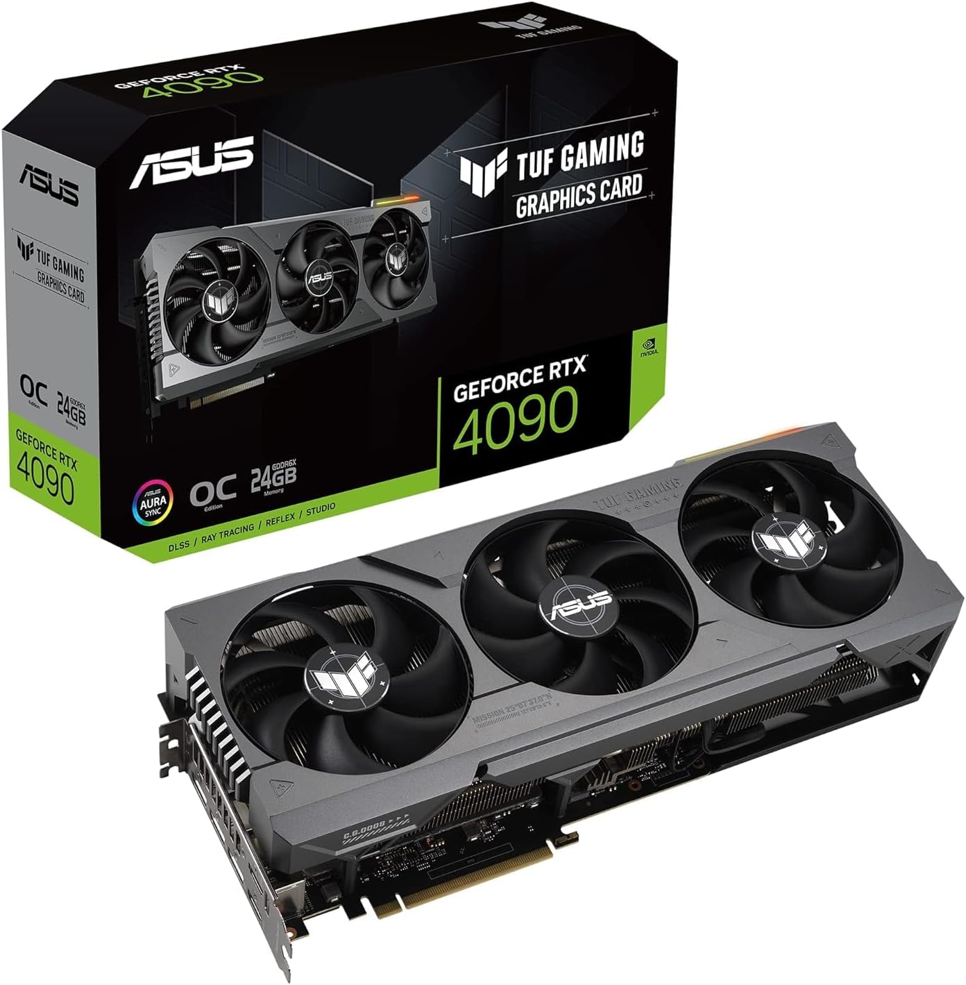 Tarjeta De Video Asus (Tuf-Rtx4090-O24G-Gaming) Gddr6X 384Bitpci-E 4.02*Hdmi2.1A 3*Dp1.4Atri Fan