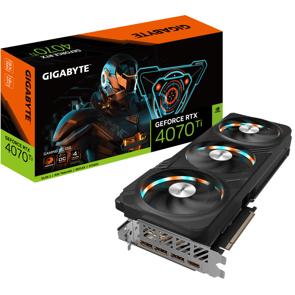 Tarjeta De Video Gigabyte (Gv-N407Tgaming Oc-12Gd) Rtx 4070 Ti, 2640 Mhz, 12Gb, 512 M*32 Gddr6X,Hdmi