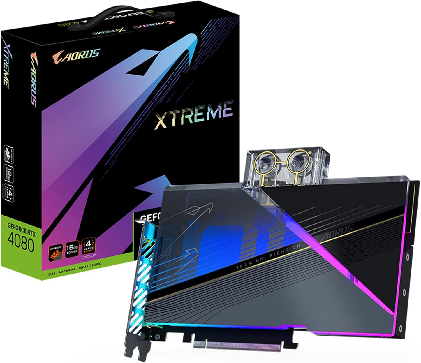 Tarjeta De Video Gigabyte (Gv-N4080Aorusx Wb-16Gd)Rtx 4080, 256Bit, 512 M*32 Gddr6X, Hdmi, Atx