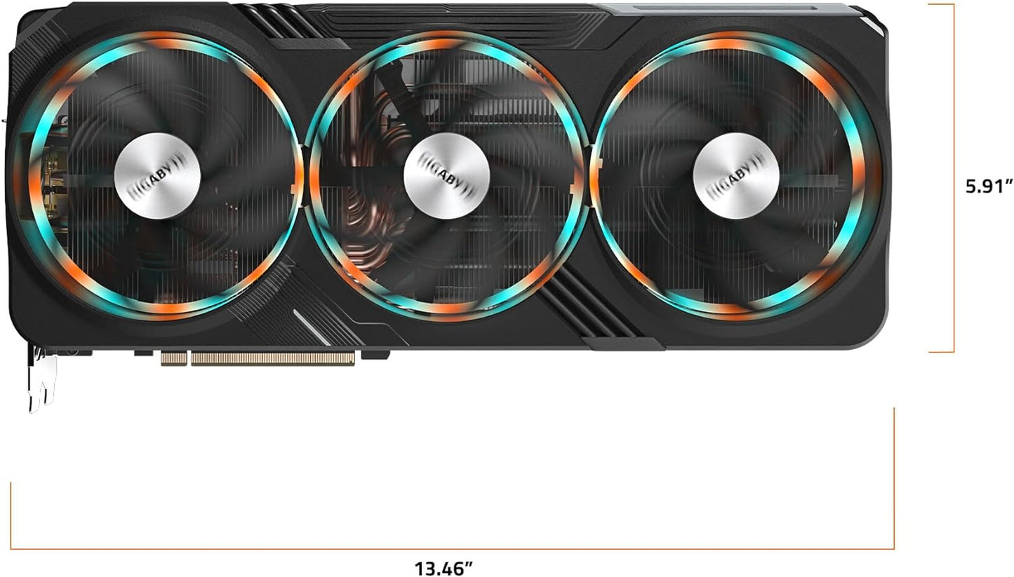 Tarjeta De Video Gigabyte (Gv-N408Sgaming Oc-16Gd)Rtx 4080 Super 16Gb Gddr6 Pcie 4.0 1*Hdmi 3*Dp