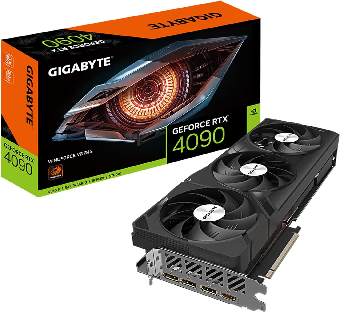 Tarjeta De Video Gigabyte (Gv-N4090Gaming Oc-24Gd) Rtx 4090 24Gb Gddr6X384Bits 1*Hdmi3*Dp