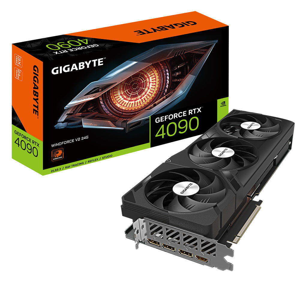 Tarjeta De Video Gigabyte (Gv-N4090Wf3V2-24Gd) Rtx 4090 24Gb Gddr6X1*Hdmi 3*Dp