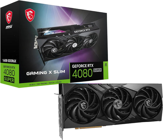 Tarjeta De Video Msi (Rtx 4080 Super 16G Gaming X Slim) 16Gb Gddr6X 2625 Mhz 2*Hdmi 2*Dp