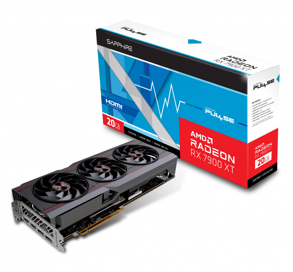 Tarjeta De Video Sapphire (11323-02-20G) Pulse Radeon Rx 7900 Xt, 20Gb Gddr6, 2450Mhz, 2*Dp, 2*Hdmi