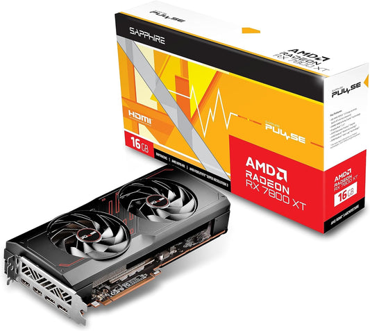 Tarjeta De Video Sapphire (11330-02-20G) Pulse Radeon Rx 7800 Xt, 16Gb Gddr6, 2430Mhz, 2*Dp, 2*Hdmi