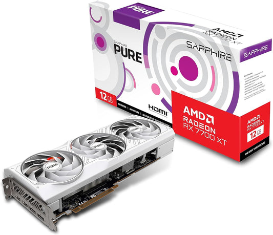 Tarjeta De Video Sapphire (11335-03-20G) Pure Rx Radeon 7700 Xt, 12Gb Gddr6, 2584Mhz, 2*Dp , 2*Hdmi