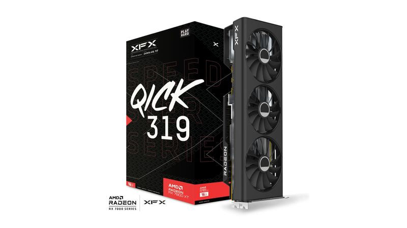 Tarjeta De Video Xfx (Rx-78Tqickf9)Speedster Qick319 Radeon Rx7800Xt, 16Gb Gddr6, 2124Mhz, 3*Dp, Hd