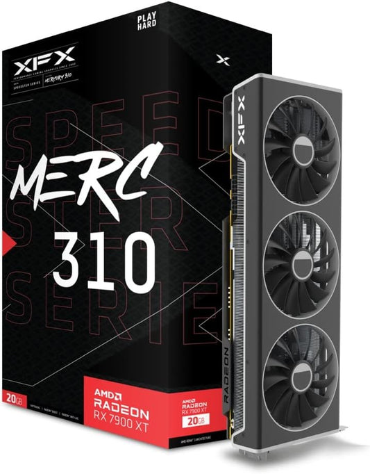 Tarjeta De Video Xfx (Rx-79Tmercu9)Speedster Merc310 Radeon Rx7900Xt, 20Gb Gddr6, 2175 Mhz, 3*Dp, H