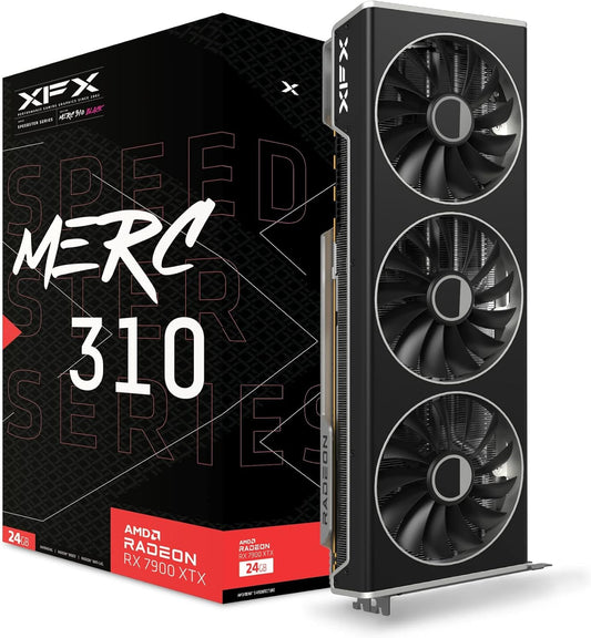 Tarjeta De Video Xfx (Rx-79Xmercb9)Speedster Merc310 Radeon Rx7900Xtx, 24Gb Gddr6, 2455Mhz, 3*Dp, Hd