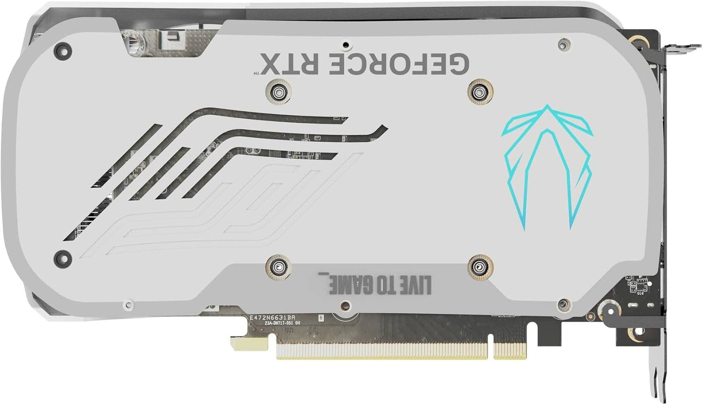 Tarjeta De Video Zotac (Zt-D40610Q-10M) Rtx4060Ti8Gb Oc,Blanco,Pci-E 4.0,Hdmi,3*Dp 1.4A,2*Fan