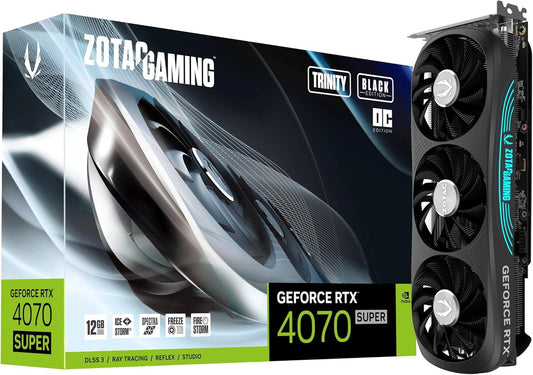 Tarjeta De Video Zotac (Zt-D40720J-10P)Rtx 4070 Super Trnty Oc12G Ddr6192 Bit16*Pcihdmi3*Dp3*F