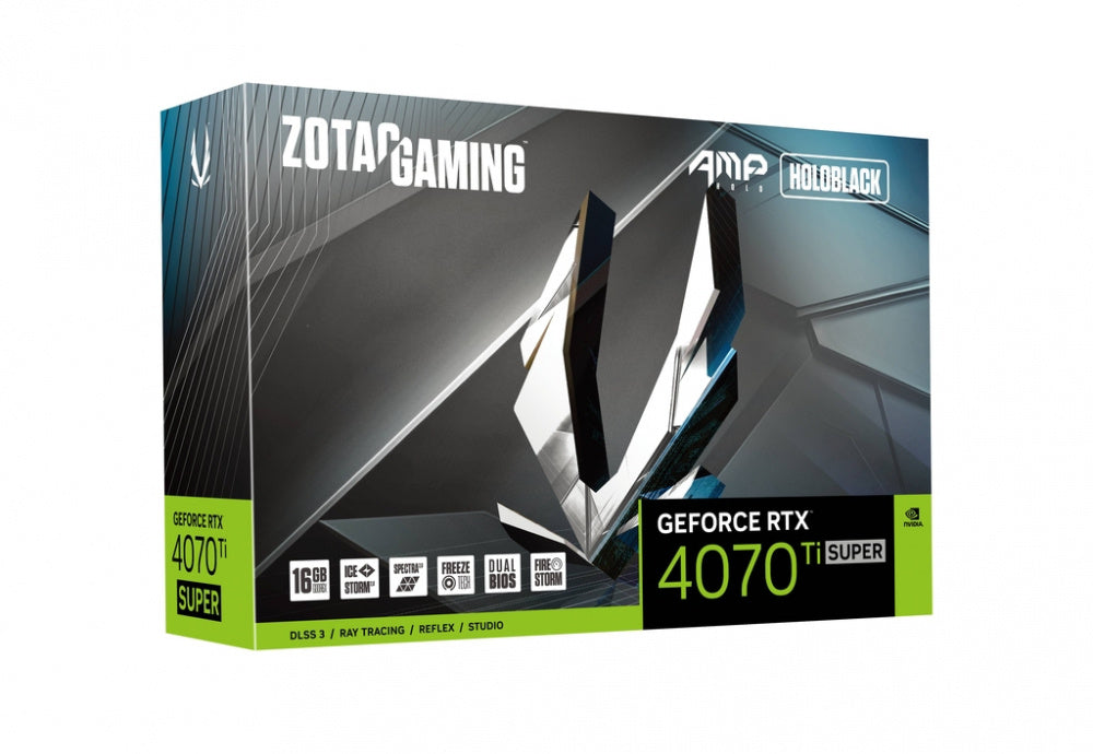 Tarjeta De Video Zotac (Zt-D40730F-10P)Rtx 4070 Ti Super Holo16G Gddr6256 Bit16*Pcihdmi3*Dp3*F