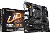 Motherboard Gigabyte (B550M Ds3H) Socket Am4, 4*Ddr4,M.2,Dvi-D,Hdmi,Pcie 4.0,Ps2,Micro Atx