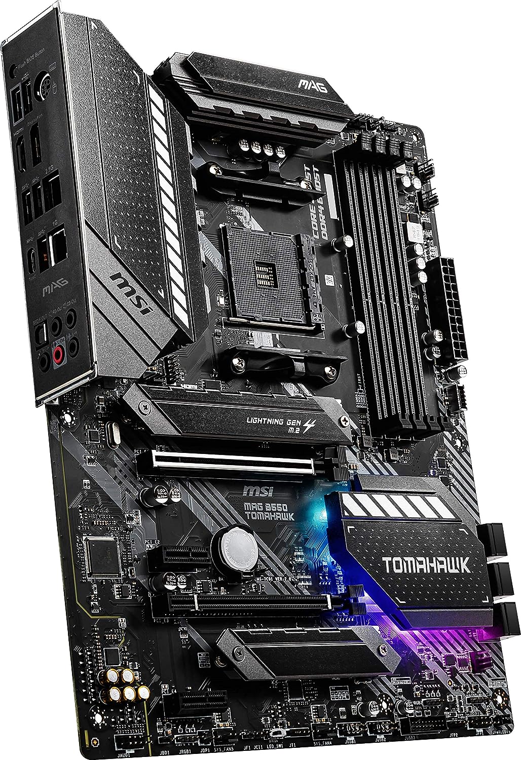 Motherboard Msi (Mag B550 Tomahawk) Socket Am4,4*Ddr4 4866,Hdmi,Dp,Pci-E 4.0,Crossfire,Atx