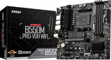 Motherboard Msi (B550M Pro-Vdh Wifi) Socketam4,4*Ddr4 4400,Hdmi,Dp, Vga, Pci-E 4.0, Micro Atx