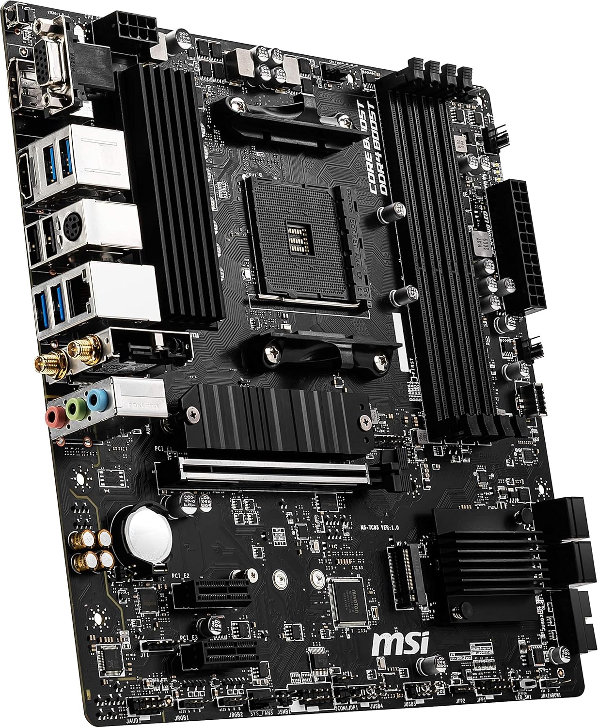 Motherboard Msi (B550M Pro-Vdh Wifi) Socketam4,4*Ddr4 4400,Hdmi,Dp, Vga, Pci-E 4.0, Micro Atx