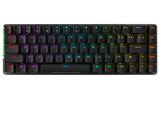 Teclado Asus (M601 Rog Falchion Nx/Nxbn/Us) Mecanico Inalambrico,Rgb,Compacto 65%