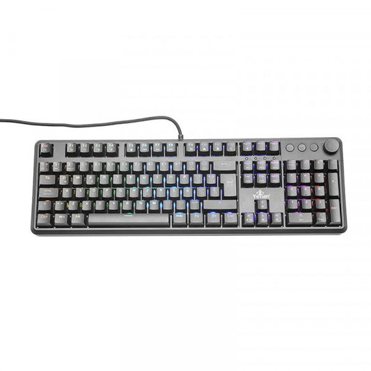 Teclado Gamer Yeyian Ytm-28208B Asward S3000 Mecanic Switch Azul Rgb