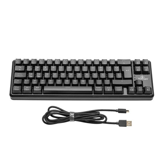 Teclado Gamer Yeyian Ytm-28209R Akil S3500 Mecanic Switch Rojo Rgb/Bt