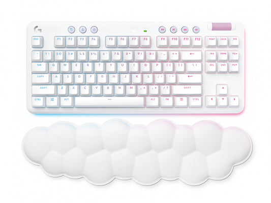Teclado Logitech G715 Tkl C/Reposamano Bt Lineal Offwhite (920-010684)
