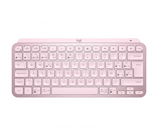 Teclado Logitech Mx Keys Mini Iluminado Bt 10Mt Rose (920-010478)