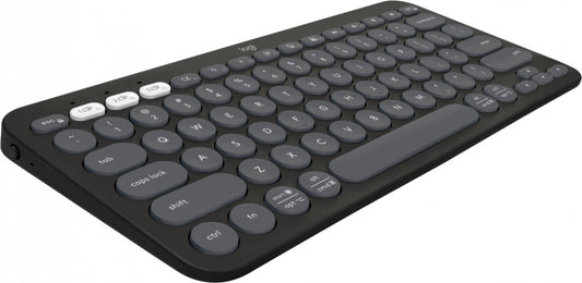 Teclado Logitech Pebble Keys 2 K380S Bt Multid. Graphite (920-011783)