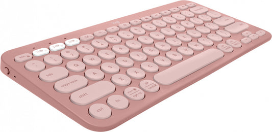 Teclado Logitech Pebble Keys 2 K380S Bt Multidisp. Rose (920-011785)