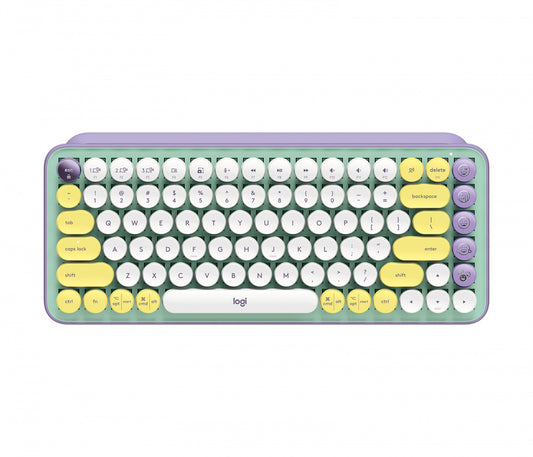 Teclado Logitech Pop Keys Mecanic Bt Usb Bolt Fresh Vibes (920-010714)