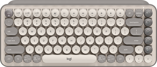 Teclado Logitech Pop Keys Mecanico Bt Usb Bolt Mist (920-011518)