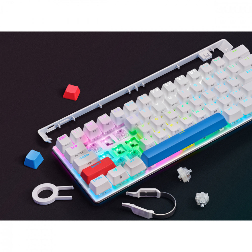 Teclado Mecanico Corsair (Ch-9189110-Na) K70 Pro Mini Wireless Rgb60%Switch Cherry Mx Redblanco