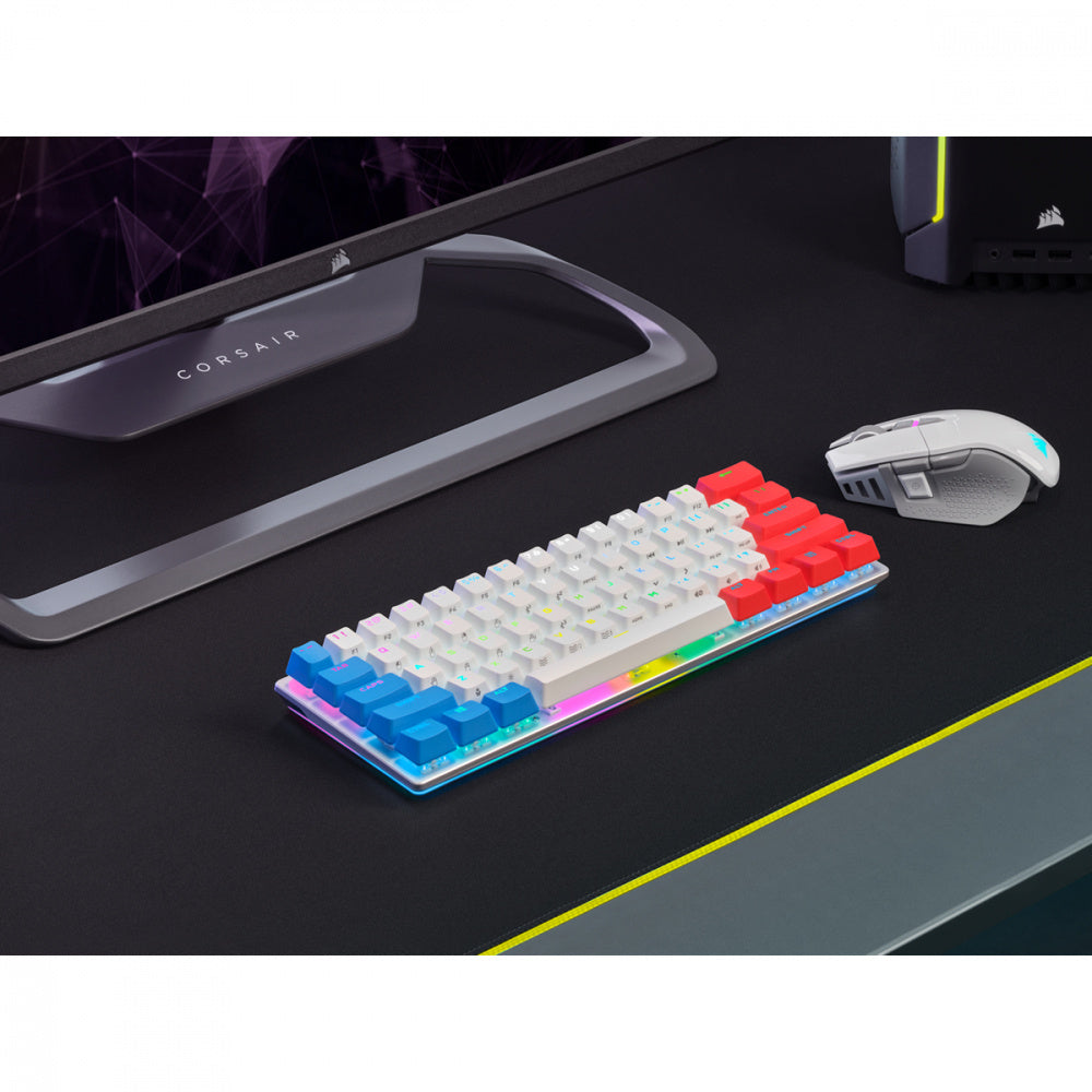 Teclado Mecanico Corsair (Ch-9189110-Na) K70 Pro Mini Wireless Rgb60%Switch Cherry Mx Redblanco