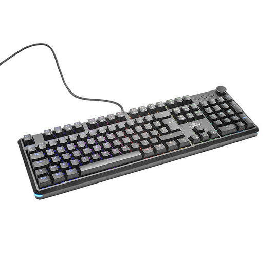 Teclado Mecanico Yeyian (Ytm28207R) Switch Rojo,Usb Alambrico,Espa¥Ol,Rgb,Proteccion Ip42,Negro