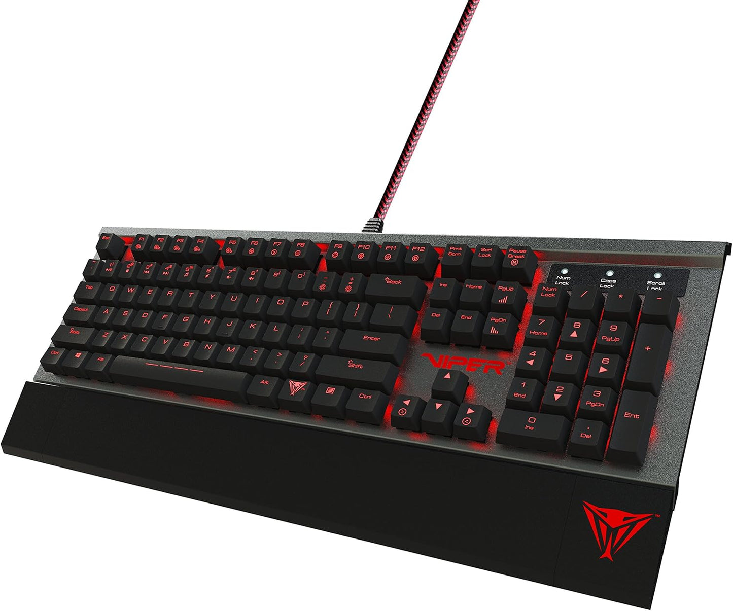Teclado Patriot Viper V730 (Pv730Mbulgm) Gaming Ingles, Red Led Backlight